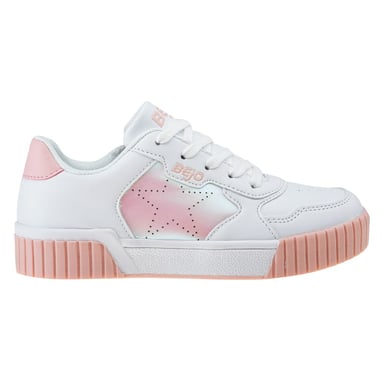 Bejo - Mädchen Sneaker "Bates" (Weiß/Pink/Gelb)