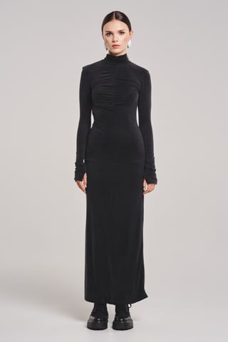 BENU Langes Cupro-Kleid
