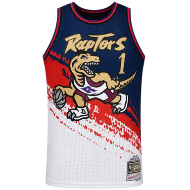 Mitchell & Ness NBA Toronto Raptors 1 McGrady Herren Weißes Vest