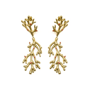Luxenter Ohrringe mit 18k Gold-Finish - Ikuzol