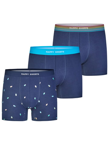 Happy Shorts Herren Boxer Jersey Boxershorts, Unterhose, Boxerbriefs