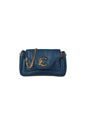 Coccinelle C-Me Fluffy Handtasche Puffy Glattes Leder