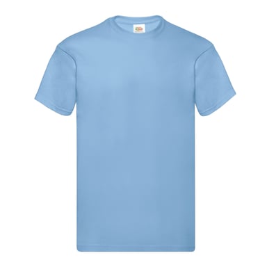 Fruit of the Loom - "Original" T-Shirt für Herren (Himmelblau)