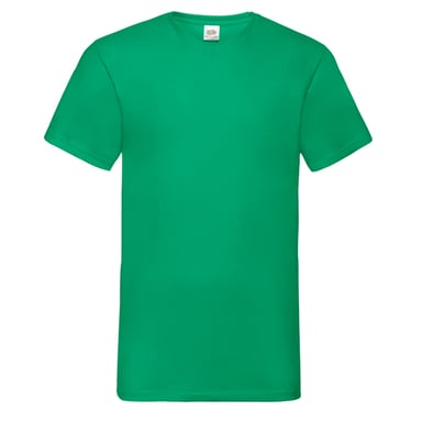 Fruit of the Loom - "Valueweight" T-Shirt V-Ausschnitt für Herren (Irisches Grün)