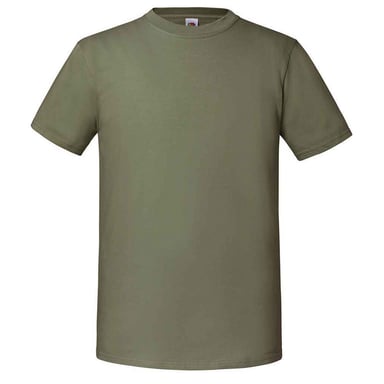 Fruit of the Loom - "Iconic 195 Premium" T-Shirt für Herren (Klassisch Olivgrün)