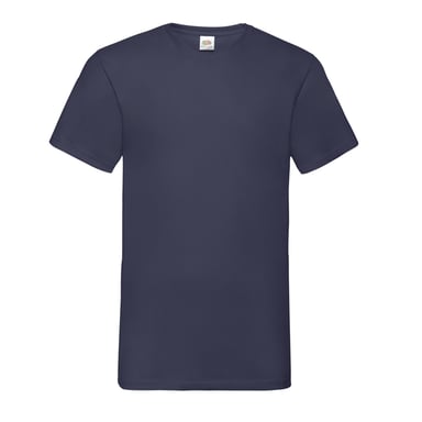 Fruit of the Loom - "Valueweight" T-Shirt V-Ausschnitt für Herren (Marineblau)