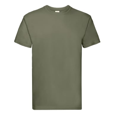 Fruit of the Loom - "Super Premium" T-Shirt für Herren (Klassisch Olivgrün)