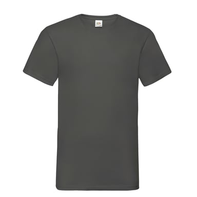 Fruit of the Loom - "Valueweight" T-Shirt V-Ausschnitt für Herren (Hellgrau)