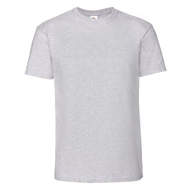 Fruit of the Loom - "Iconic 195 Premium" T-Shirt für Herren (Grau meliert)