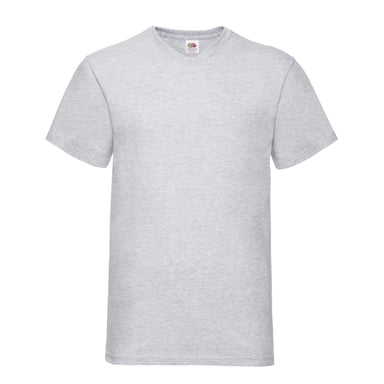 Fruit of the Loom - "Valueweight" T-Shirt V-Ausschnitt für Herren (Grau meliert)