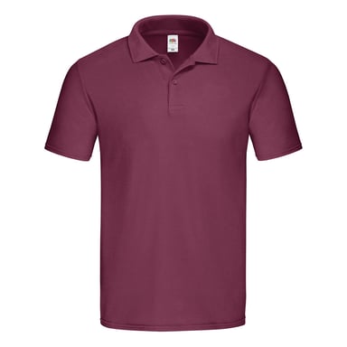 Fruit of the Loom - "Original" Poloshirt für Herren (Burgunderrot)
