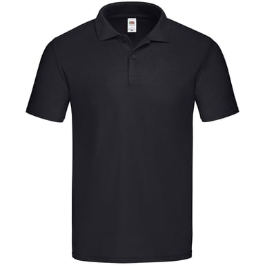 Fruit of the Loom - "Original" Poloshirt für Herren (Schwarz)