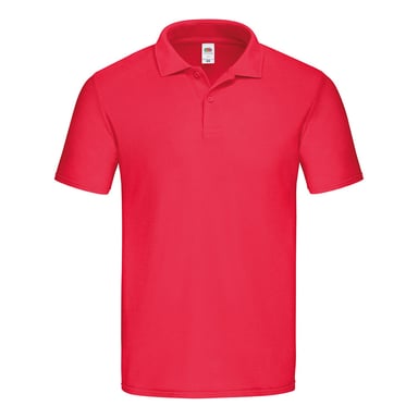 Fruit of the Loom - "Original" Poloshirt für Herren (Rot)