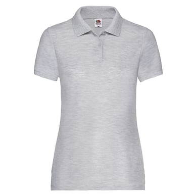 Fruit of the Loom - "65/35" Poloshirt für Damen (Grau meliert)
