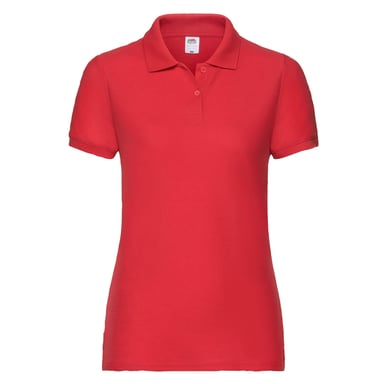 Fruit of the Loom - "65/35" Poloshirt für Damen (Rot)