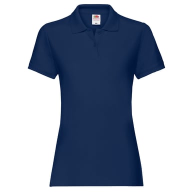 Fruit of the Loom - "Premium" Poloshirt für Damen (Marineblau)