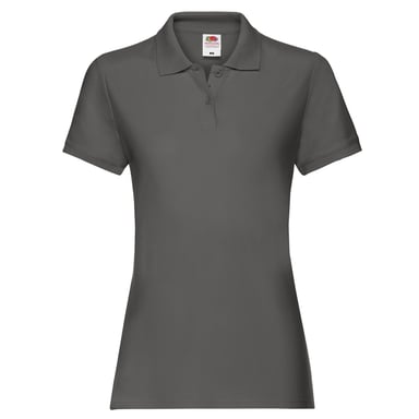 Fruit of the Loom - "Premium" Poloshirt für Damen (Hellgrau)