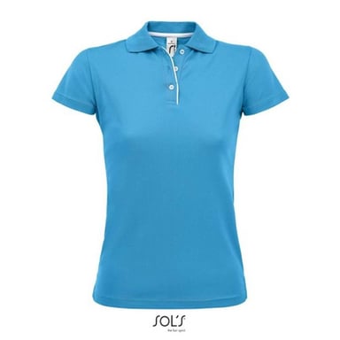 SOLS Performer Sport-Poloshirt für Damen/Damen (Aquablau)