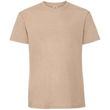 Fruit of the Loom - "Iconic 195 Premium" T-Shirt für Herren (Sand)