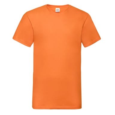 Fruit of the Loom - "Valueweight" T-Shirt V-Ausschnitt für Herren (Orange)