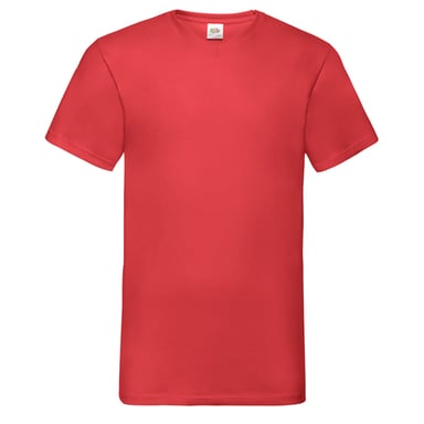 Fruit of the Loom - "Valueweight" T-Shirt V-Ausschnitt für Herren (Rot)