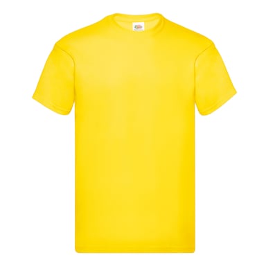 Fruit of the Loom - "Original" T-Shirt für Herren (Gelb)