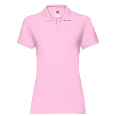 Fruit of the Loom - "Premium" Poloshirt für Damen (Hellrosa)
