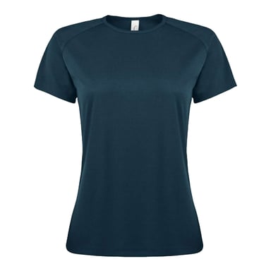 SOLS - "Sporty" T-Shirt für Damen Raglanärmel (Petrolblau)