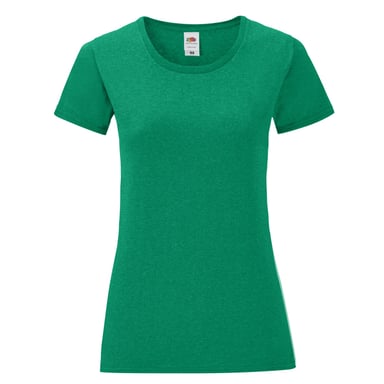 Fruit of the Loom - "Iconic" T-Shirt für Damen (Heidekraut-Grün)