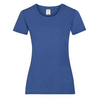 Fruit of the Loom - "Valueweight" T-Shirt für Damen (Retro Heather Royal)