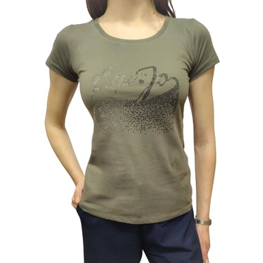 Liu Jo - T-Shirt für Damen, Schmal (Grün)