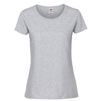 Fruit of the Loom - "Iconic 190" T-Shirt für Damen (Grau meliert)