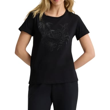 Liu Jo - T-Shirt für Damen, Regulär (Schwarz)