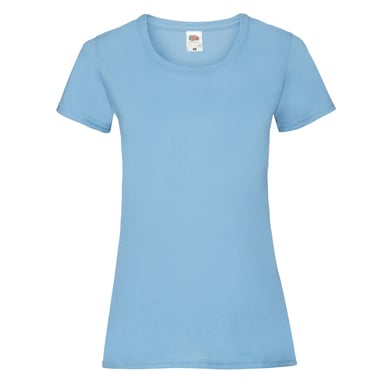 Fruit of the Loom - "Valueweight" T-Shirt für Damen (Himmelblau)