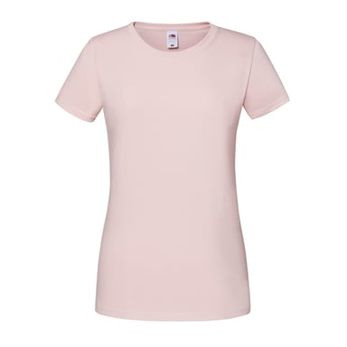 Fruit of the Loom - "Iconic 190" T-Shirt für Damen (Blassrosa)