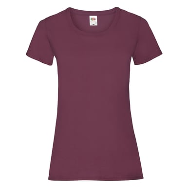 Fruit of the Loom - "Valueweight" T-Shirt für Damen (Burgunderrot)