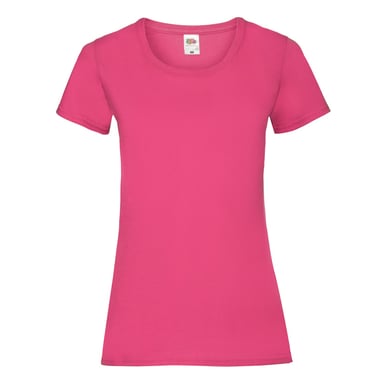 Fruit of the Loom - "Valueweight" T-Shirt für Damen (Fuchsie)