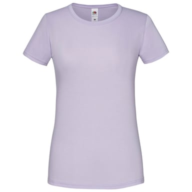 Fruit of the Loom - "Iconic" T-Shirt für Damen, Gekämmte Baumwolle (Sanfter Lavendel)