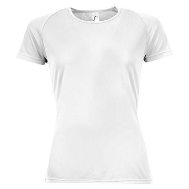 SOLS - "Sporty" T-Shirt für Damen Raglanärmel (Weiß)