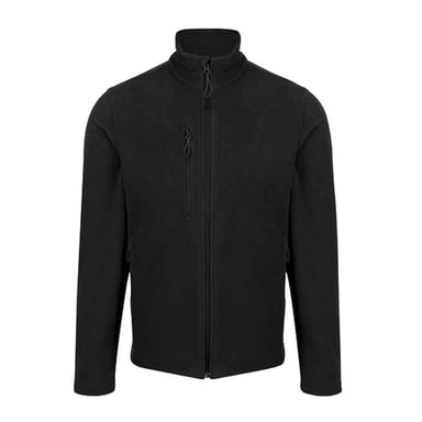 Regatta - "Honestly Made" Fleecejacke Durchgehender Reißverschluss für Herren (Schwarz)