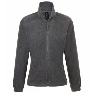 SOLS - "North" Fleecejacke für Damen (Grau meliert)