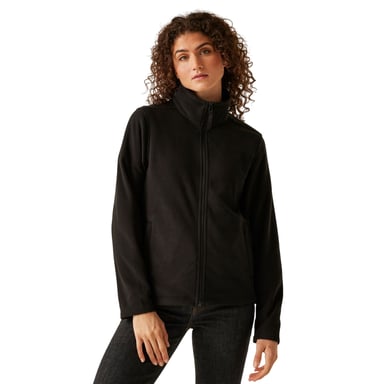 Regatta - "Micro" Fleecejacke Durchgehender Reißverschluss für Damen (Schwarz)
