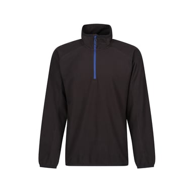 Regatta - "Navigate" Fleece mit halbem Reißverschluss für Herren (Schwarz/Königsblau)