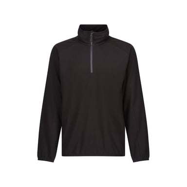 Regatta - "Navigate" Fleece mit halbem Reißverschluss für Herren (Schwarz/Mittelgrau)