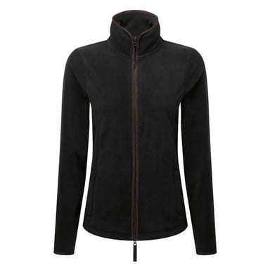 Premier - "Artisan" Fleecejacke für Damen (Schwarz/Braun)