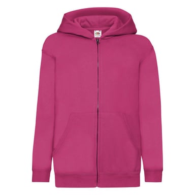 Fruit of the Loom - "Classic" Kapuzenjacke für Kinder (Fuchsie)