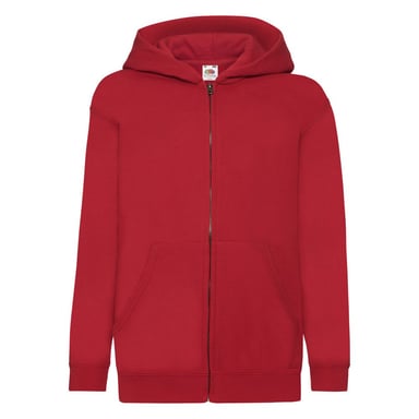 Fruit of the Loom - "Classic" Kapuzenjacke für Kinder (Rot)