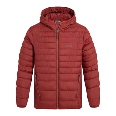 Craghoppers - "Compresslite IX" Steppjacke für Herren, mit Kapuze (Roter Jaspis)