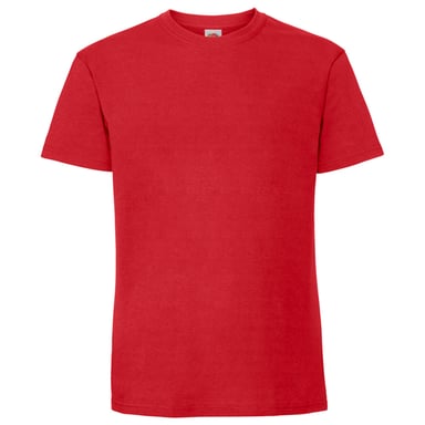 Fruit of the Loom Unisex-Erwachsene Iconic 195 T-Shirt (Rot)