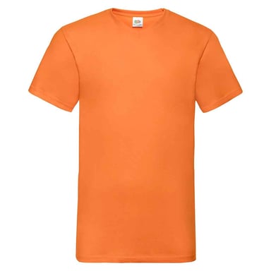 Fruit of the Loom - "Valueweight" T-Shirt V-Ausschnitt für Herren/Damen Unisex (Orange)